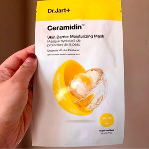Dr. Jart+ Ceramidin Skin Barrier Moisturizing Mask 1 sheet 0.77 Oz.